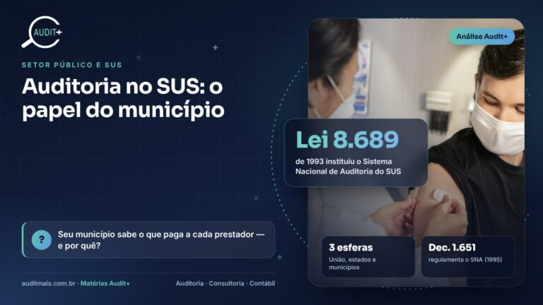 Controle, avaliação e auditoria no SUS: o papel do município