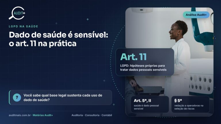 Dado de saúde é sensível: as bases legais do art. 11 na rotina do hospital