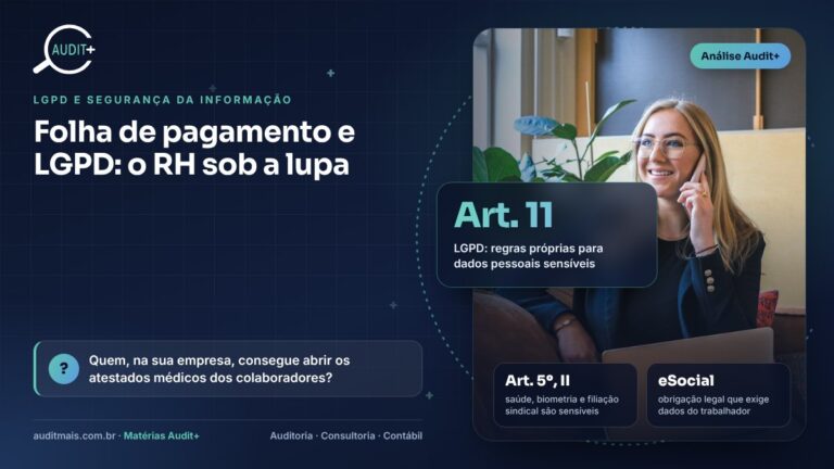 Folha de pagamento e LGPD: atestados, biometria e outros dados sensíveis do RH