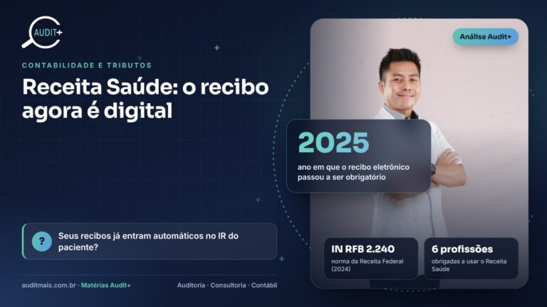 Receita Saúde: o recibo eletrônico obrigatório para profissionais pessoa física